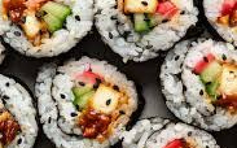 Purple sushi bar brand image
